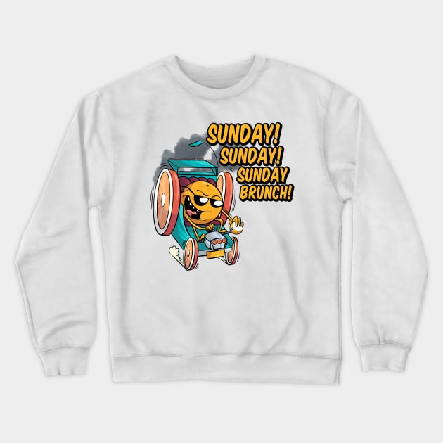 Sunday! Sunday! Sunday Brunch! Crewneck Sweatshirt by TalesOfAbsurdity